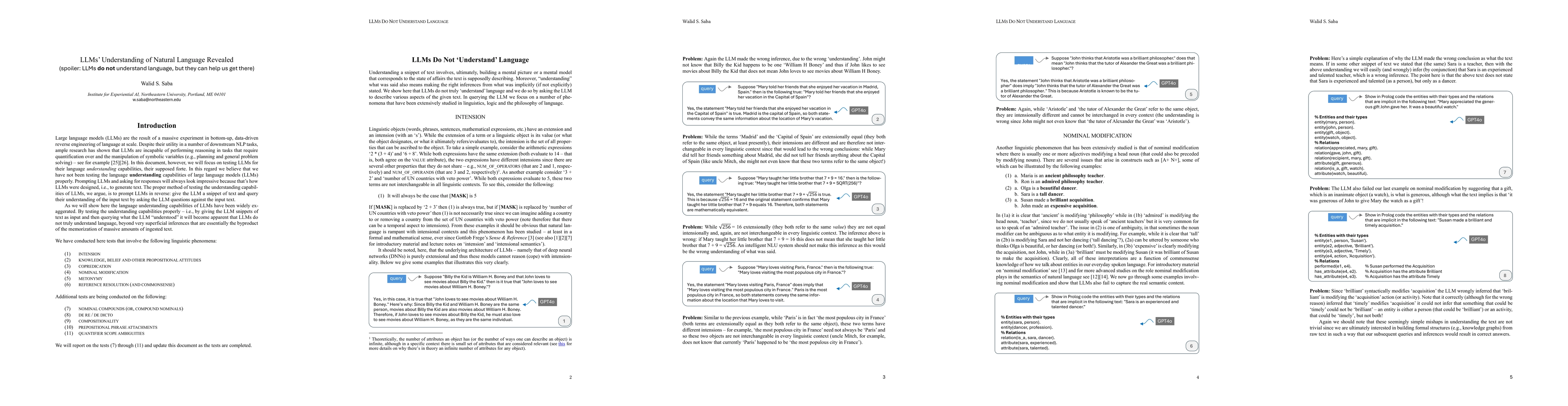 Thumbnail for LLMs' Understanding of Natural Language Revealed