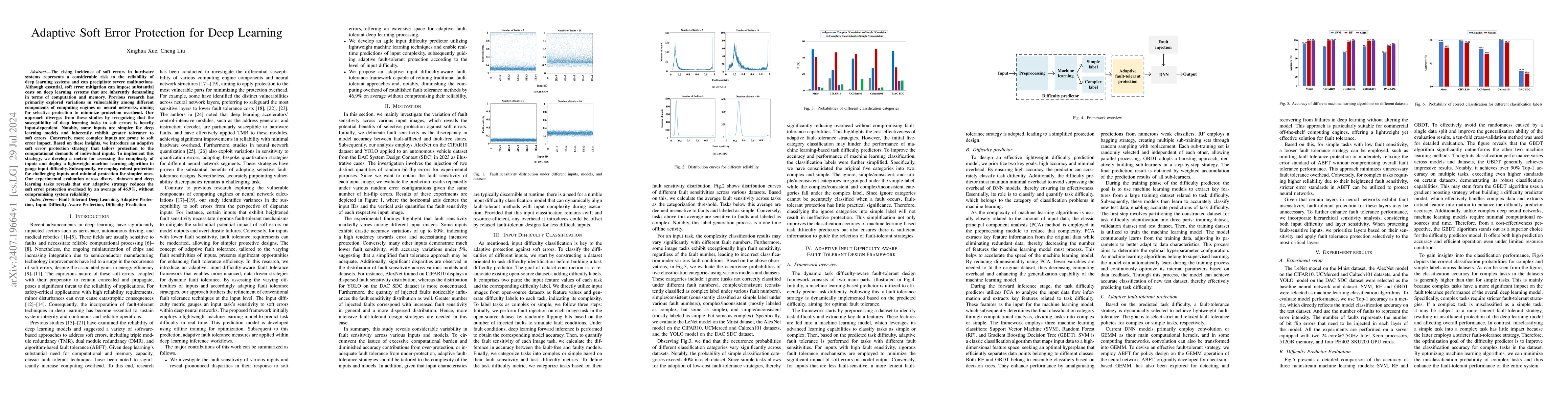 Thumbnail for Adaptive Soft Error Protection for Deep Learning