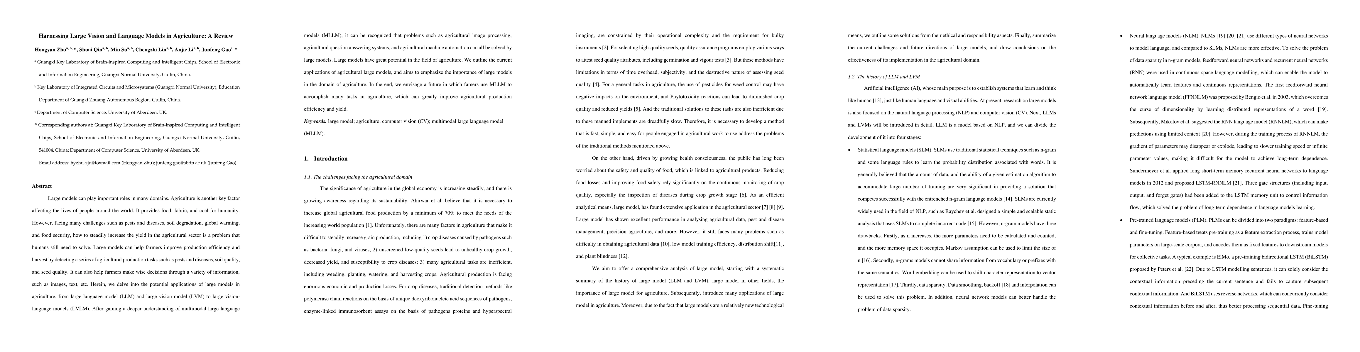 Thumbnail for Harnessing Large Vision and Language Models in Agriculture: A Review