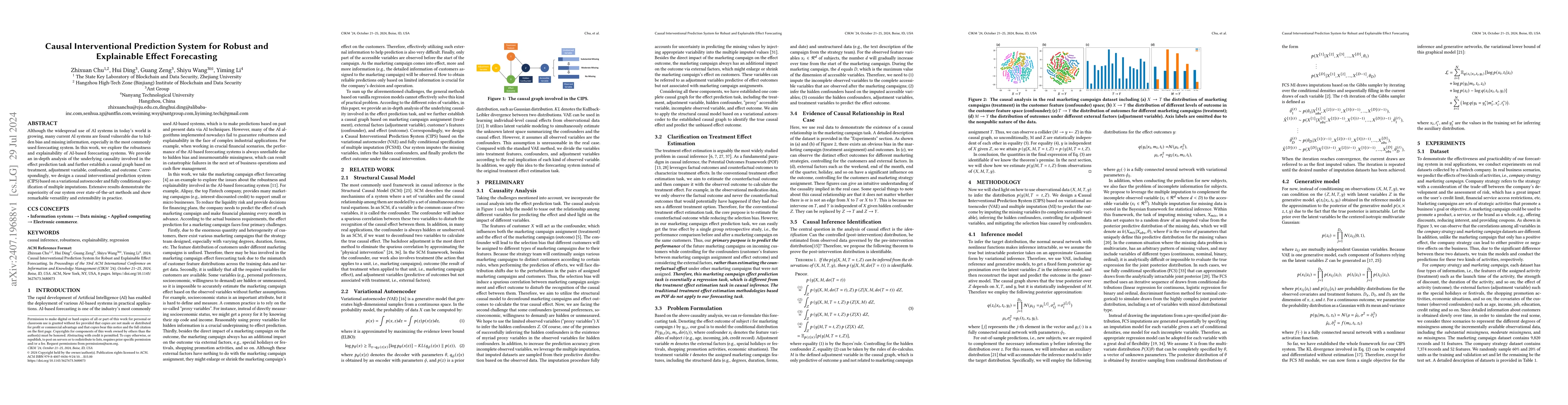 Thumbnail for Causal Interventional Prediction System for Robust and Explainable
  Effect Forecasting
