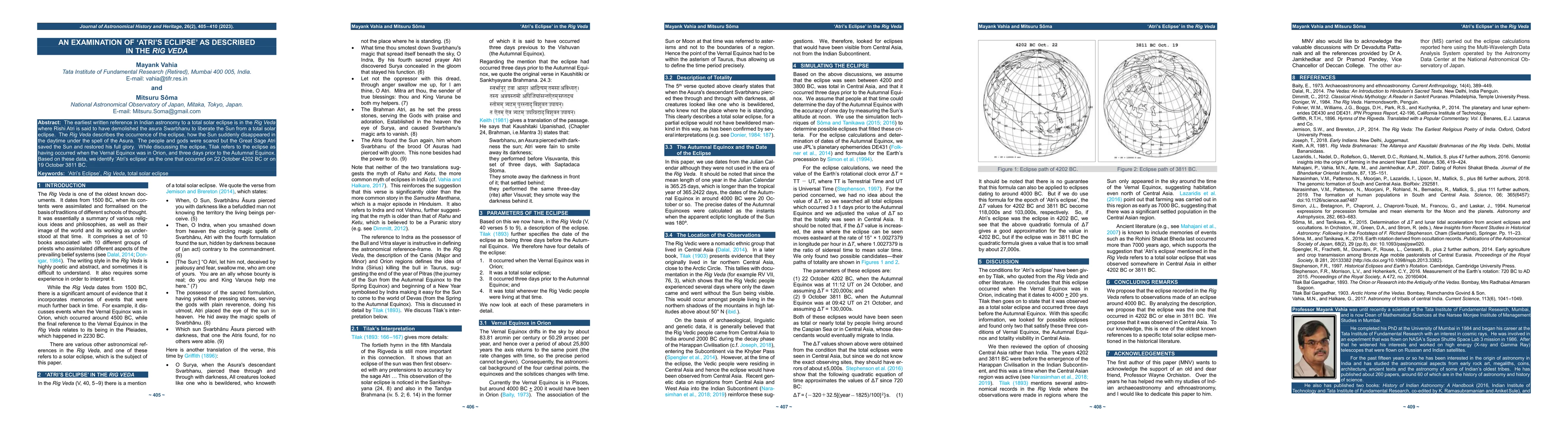 Thumbnail for An examination of 'Atri's Eclipse' as described in the Rig Veda