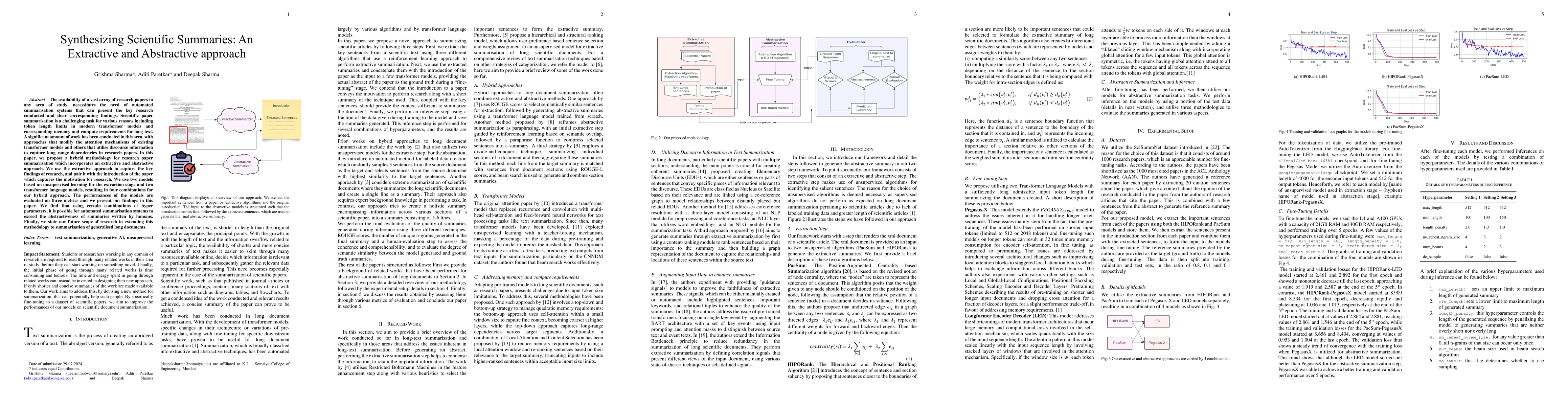 Thumbnail for Synthesizing Scientific Summaries: An Extractive and Abstractive
  Approach