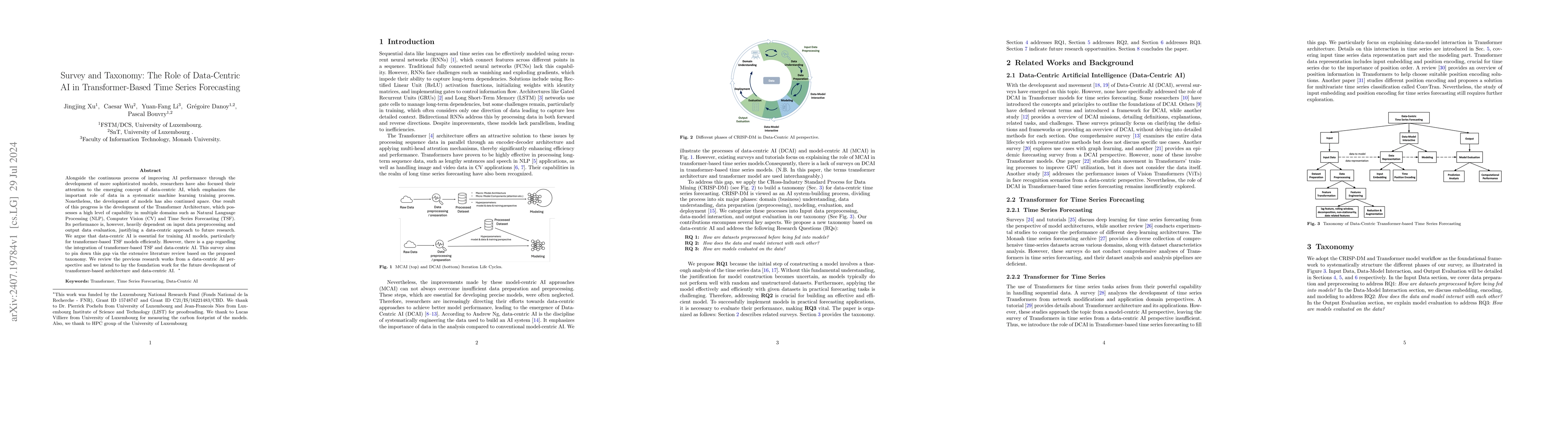 Thumbnail for Survey and Taxonomy: The Role of Data-Centric AI in Transformer-Based
  Time Series Forecasting