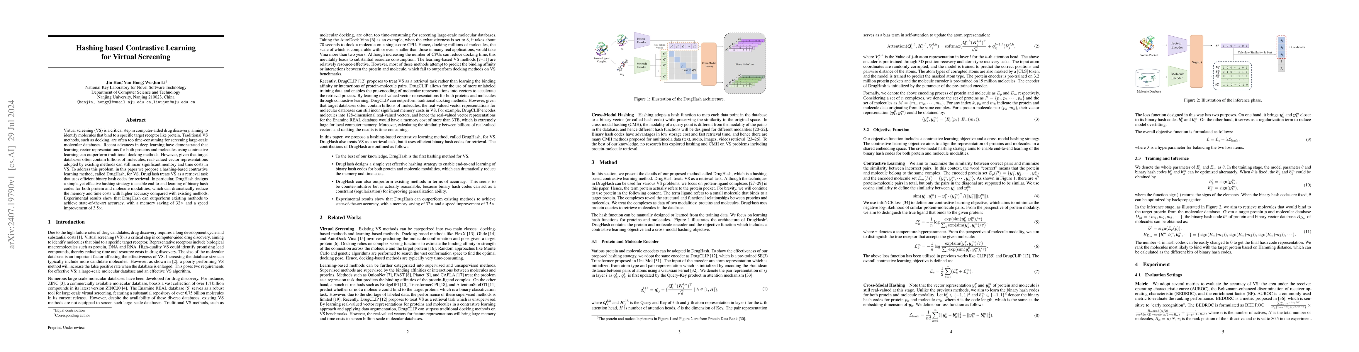 Thumbnail for Hashing based Contrastive Learning for Virtual Screening