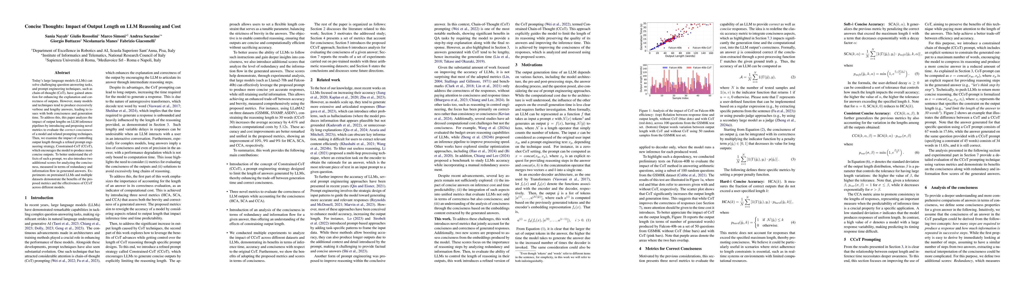 Thumbnail for Concise Thoughts: Impact of Output Length on LLM Reasoning and Cost