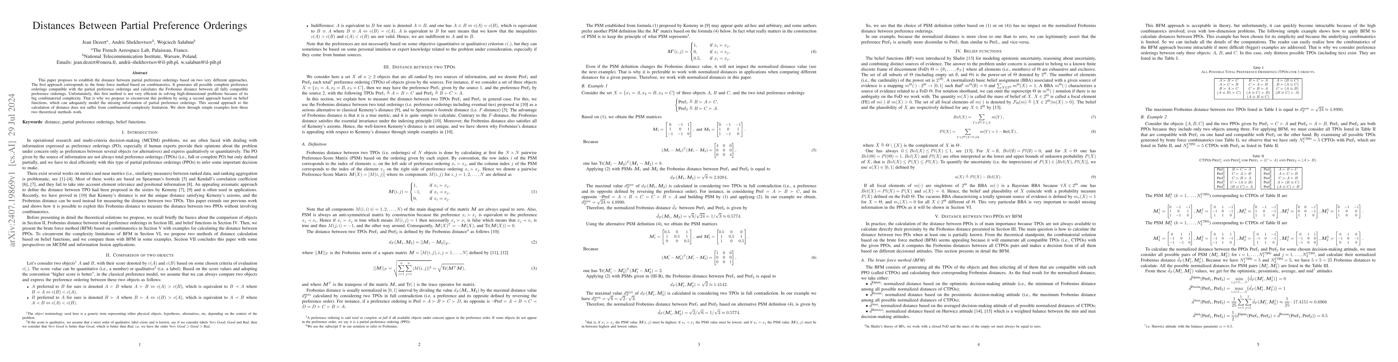 Thumbnail for Distances Between Partial Preference Orderings