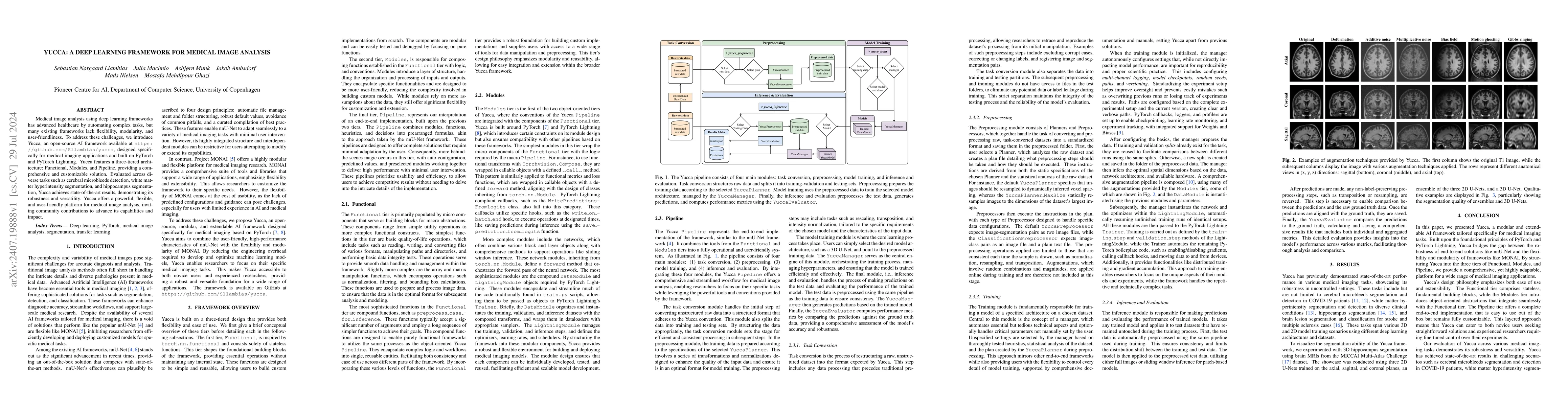 Thumbnail for Yucca: A Deep Learning Framework For Medical Image Analysis