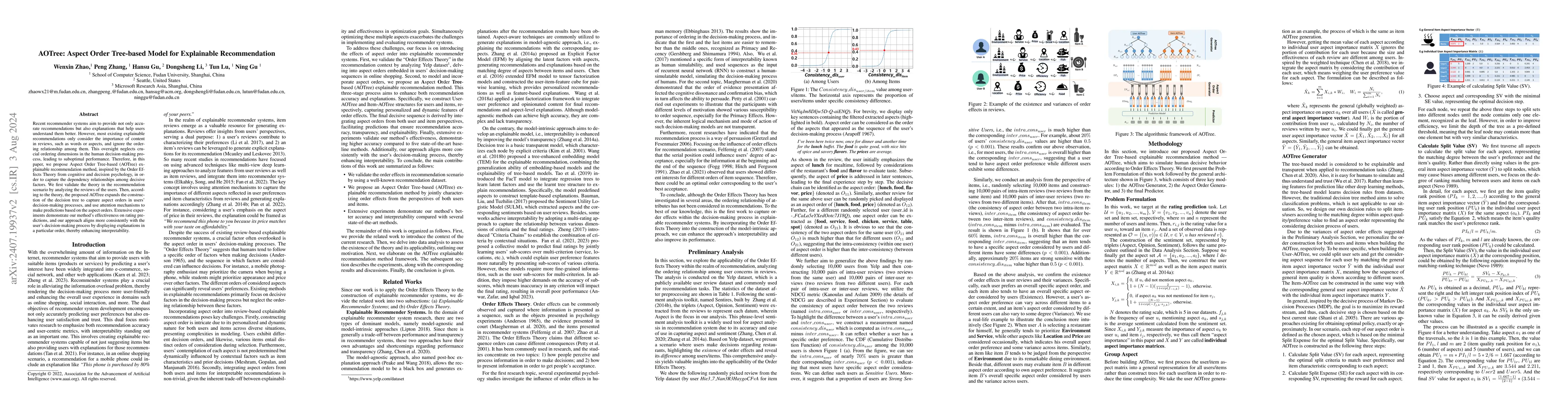 Thumbnail for AOTree: Aspect Order Tree-based Model for Explainable Recommendation