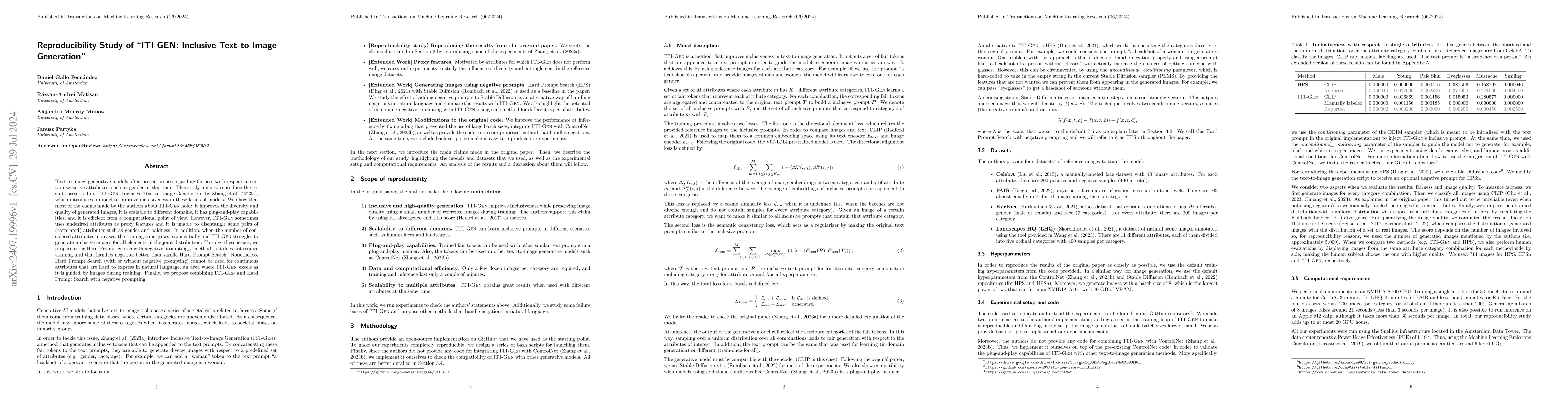 Thumbnail for Reproducibility Study of "ITI-GEN: Inclusive Text-to-Image Generation"