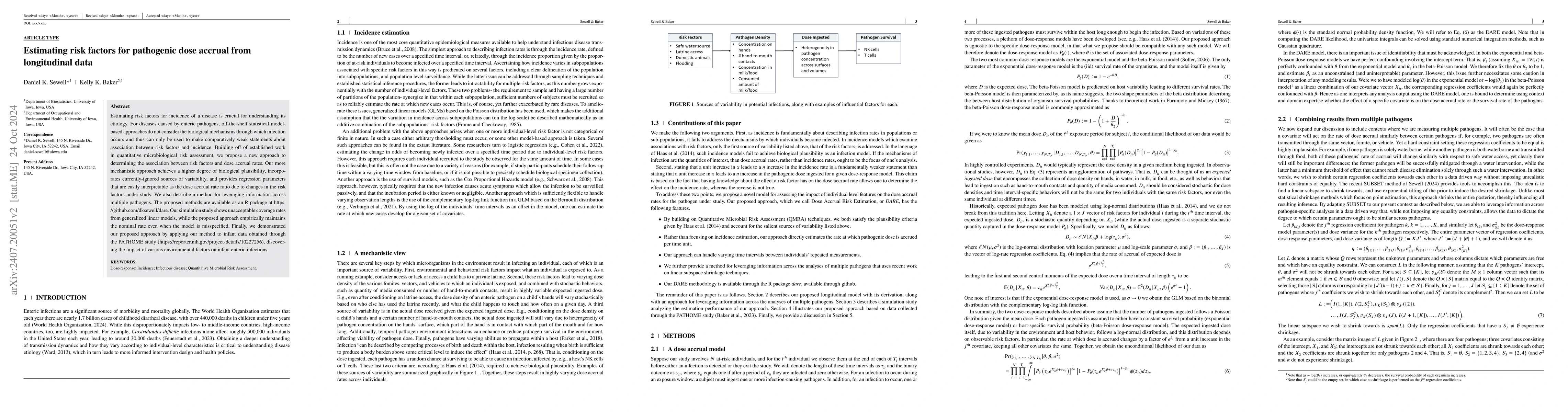 Thumbnail for Estimating risk factors for pathogenic dose accrual from longitudinal
  data
