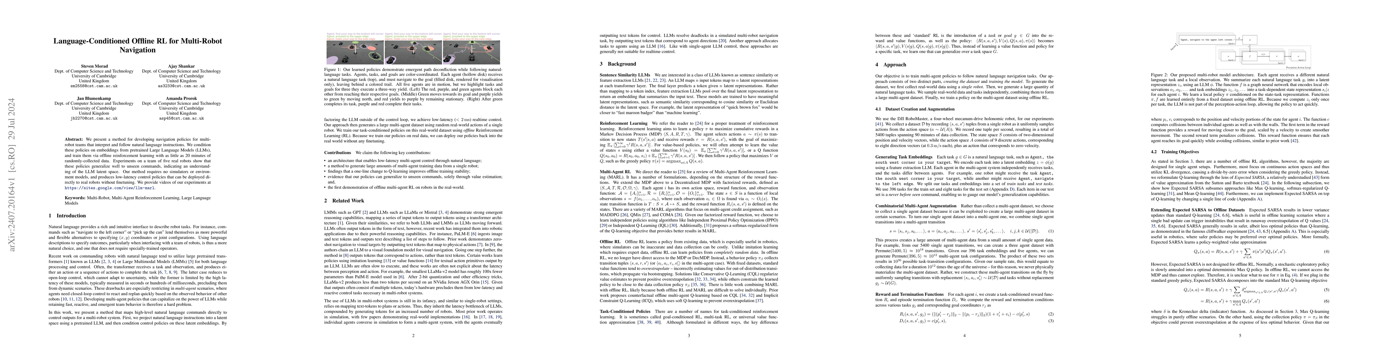Thumbnail for Language-Conditioned Offline RL for Multi-Robot Navigation