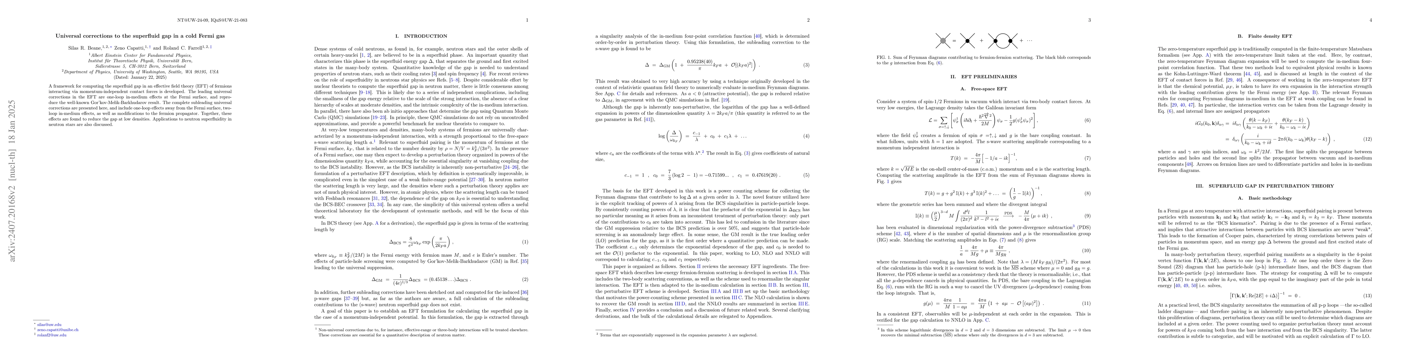 Thumbnail for Universal corrections to the superfluid gap in a cold Fermi gas