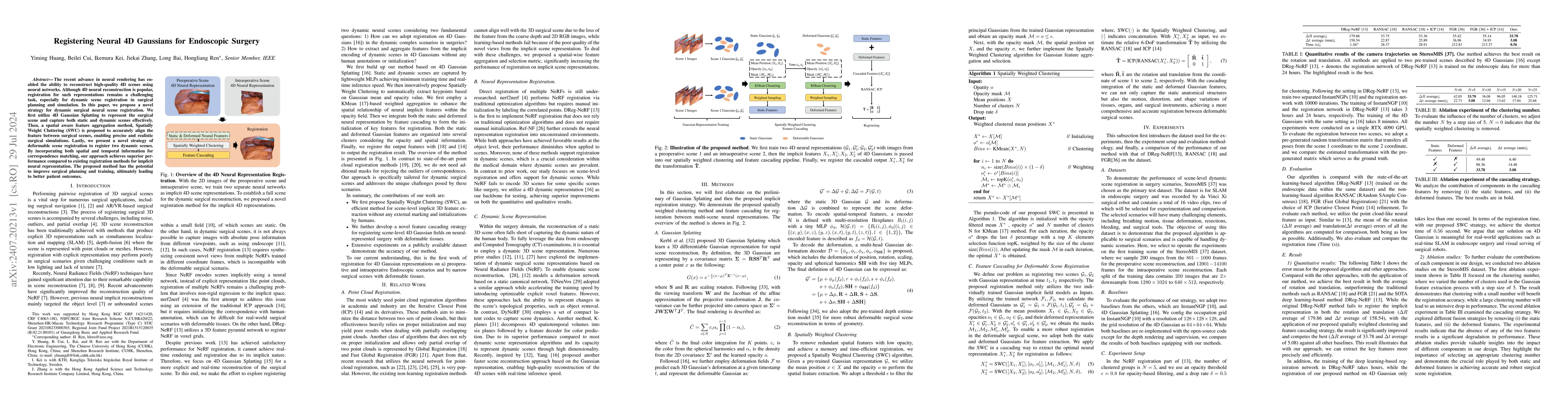 Thumbnail for Registering Neural 4D Gaussians for Endoscopic Surgery