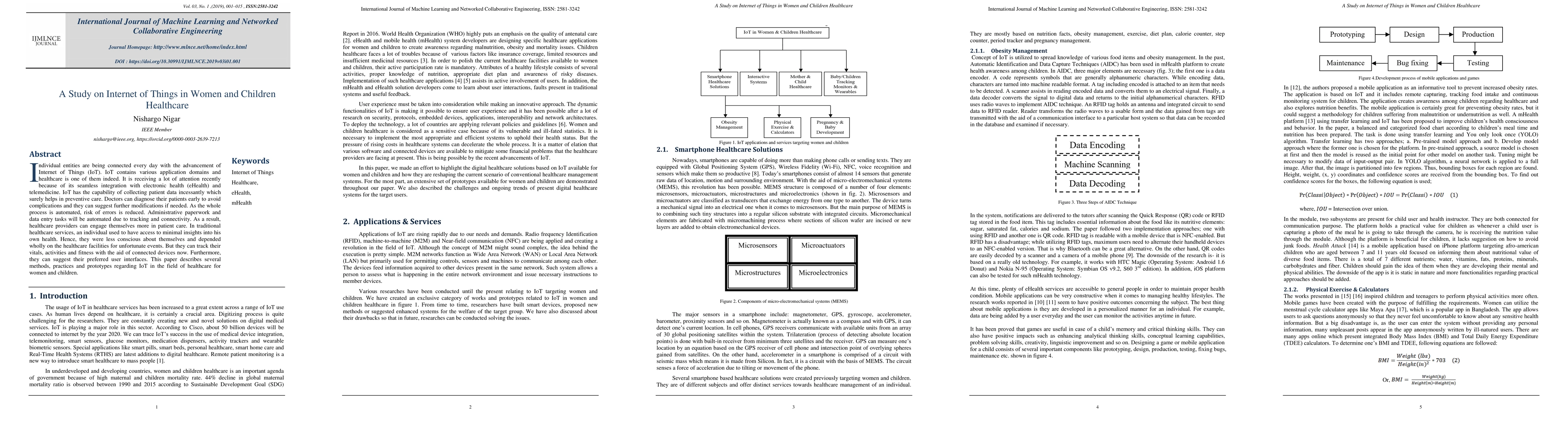Thumbnail for A Study on Internet of Things in Women and Children Healthcare