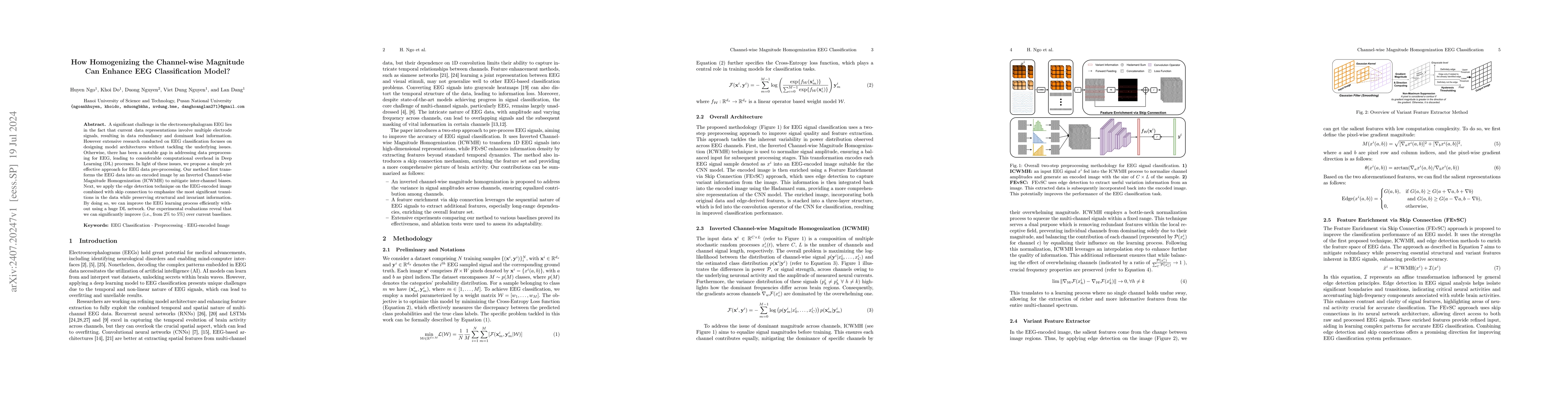 Thumbnail for How Homogenizing the Channel-wise Magnitude Can Enhance EEG
  Classification Model?