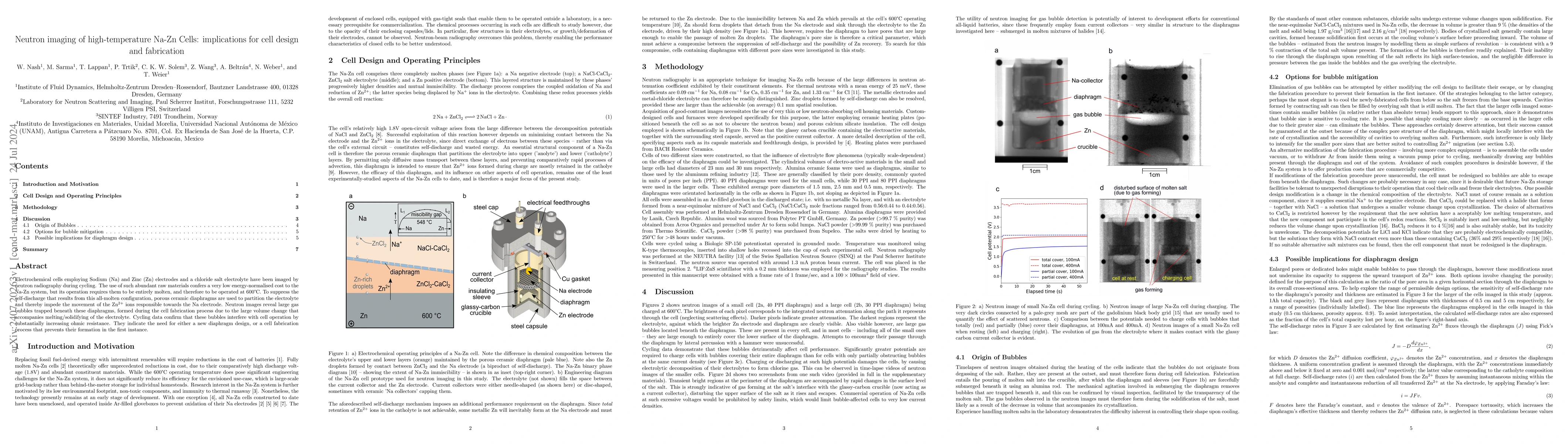 Thumbnail for Neutron imaging of high-temperature Na-Zn Cells: implications for cell
  design and fabrication