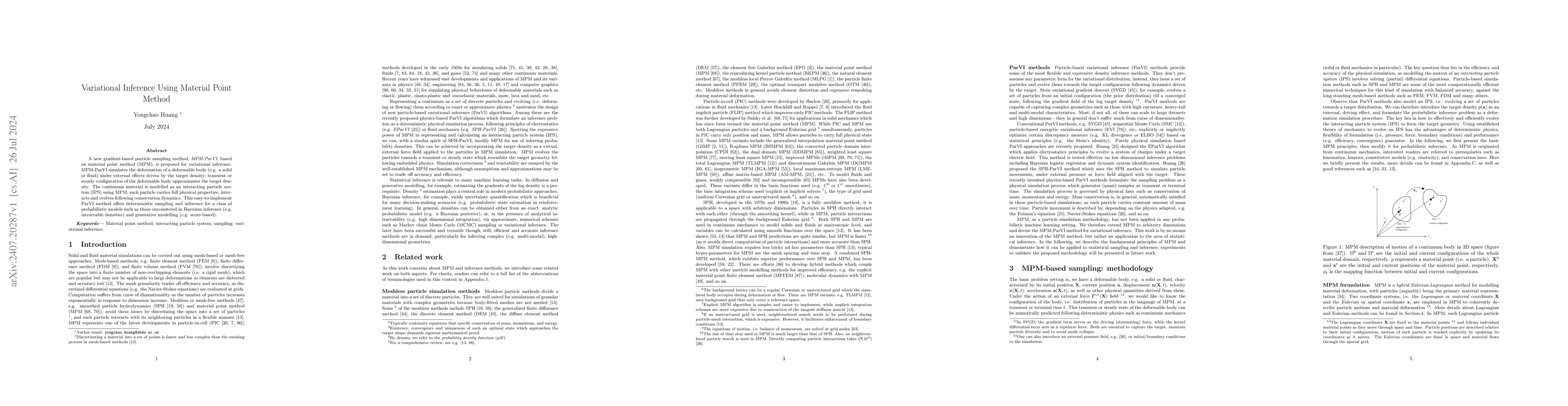 Thumbnail for Variational Inference Using Material Point Method