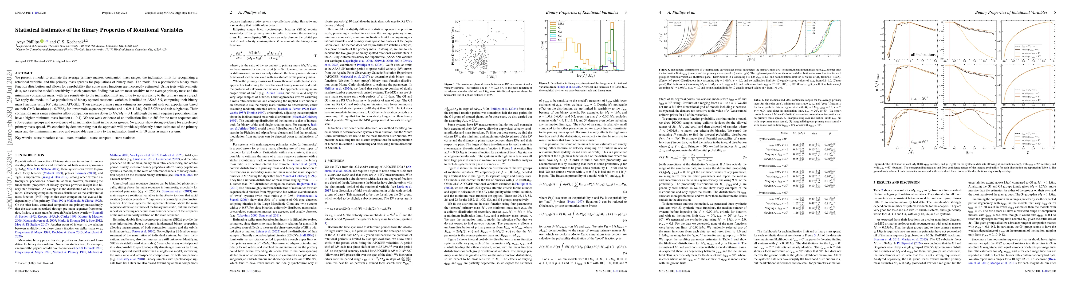Thumbnail for Statistical Estimates of the Binary Properties of Rotational Variables