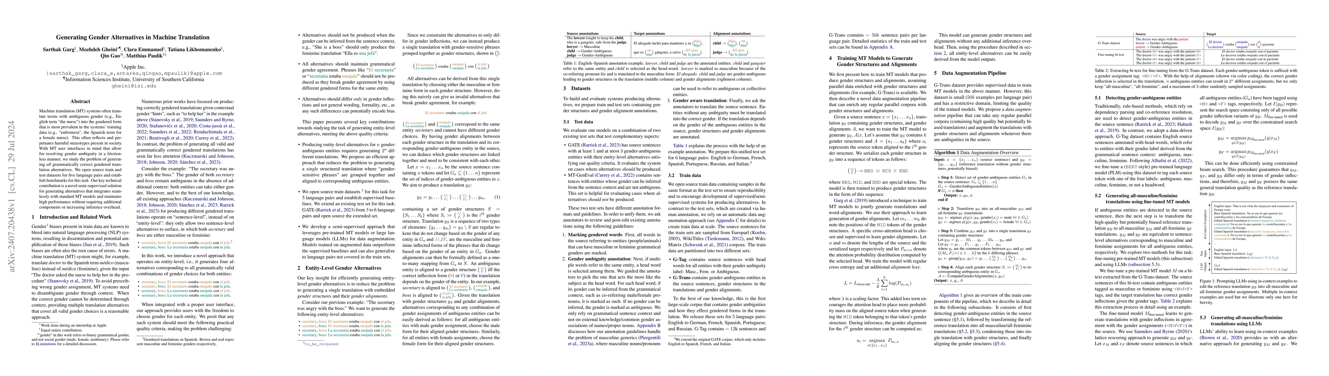 Thumbnail for Generating Gender Alternatives in Machine Translation