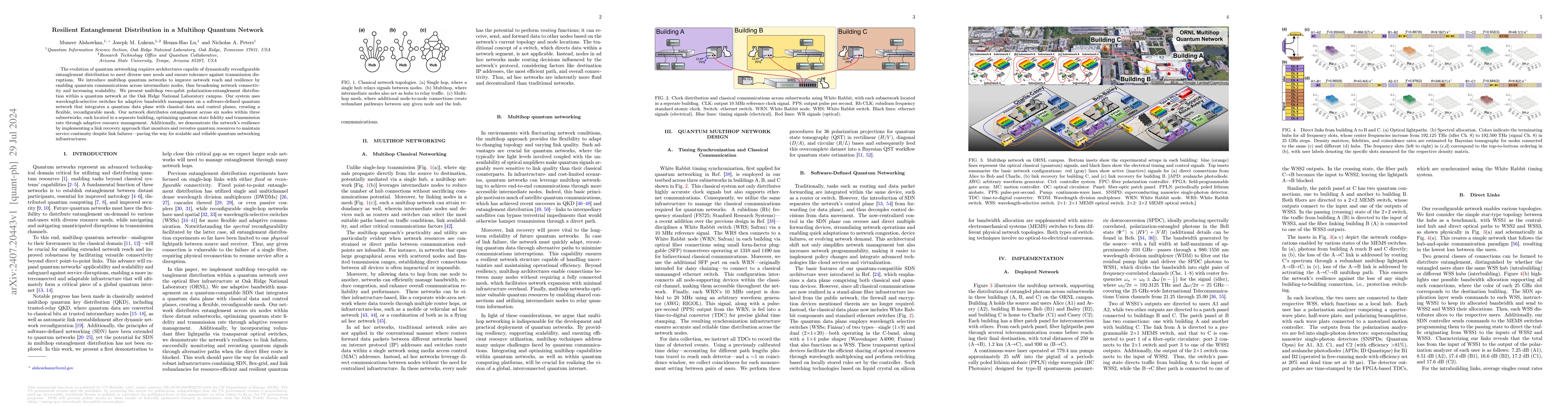 Thumbnail for Resilient Entanglement Distribution in a Multihop Quantum Network