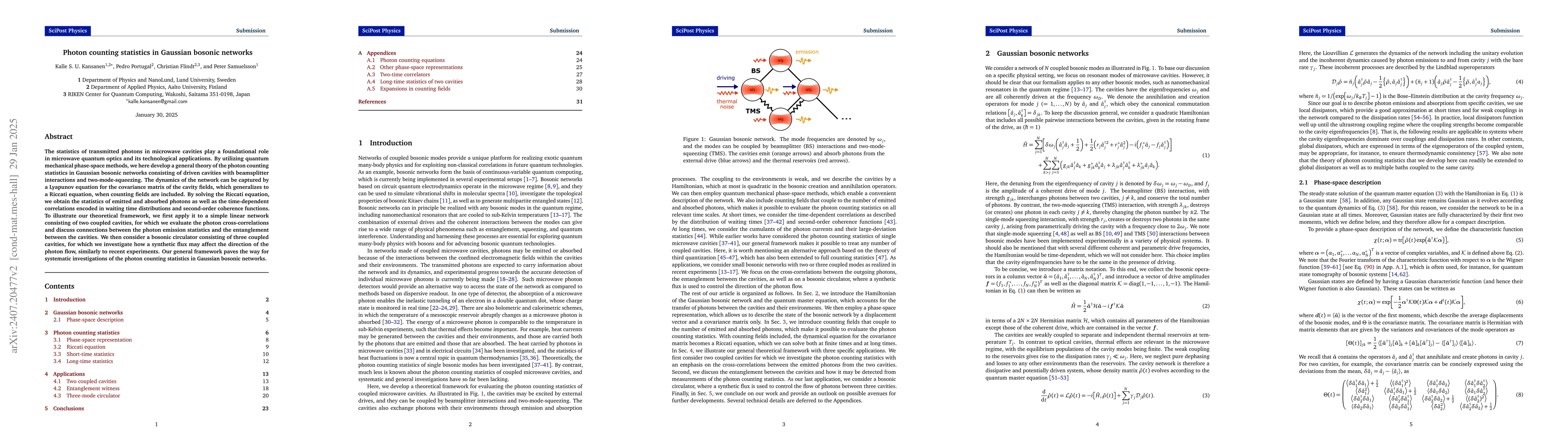Thumbnail for Photon counting statistics in Gaussian bosonic networks