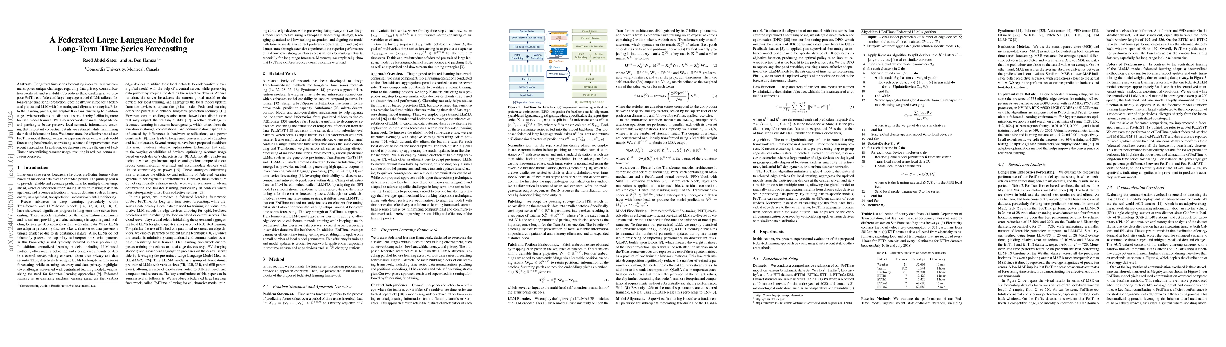 Thumbnail for A federated large language model for long-term time series forecasting