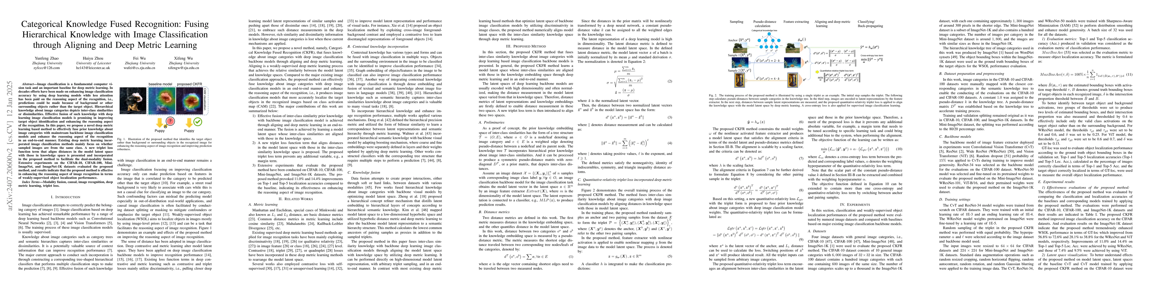 Thumbnail for Knowledge Fused Recognition: Fusing Hierarchical Knowledge for Image
  Recognition through Quantitative Relativity Modeling and Deep Metric Learning