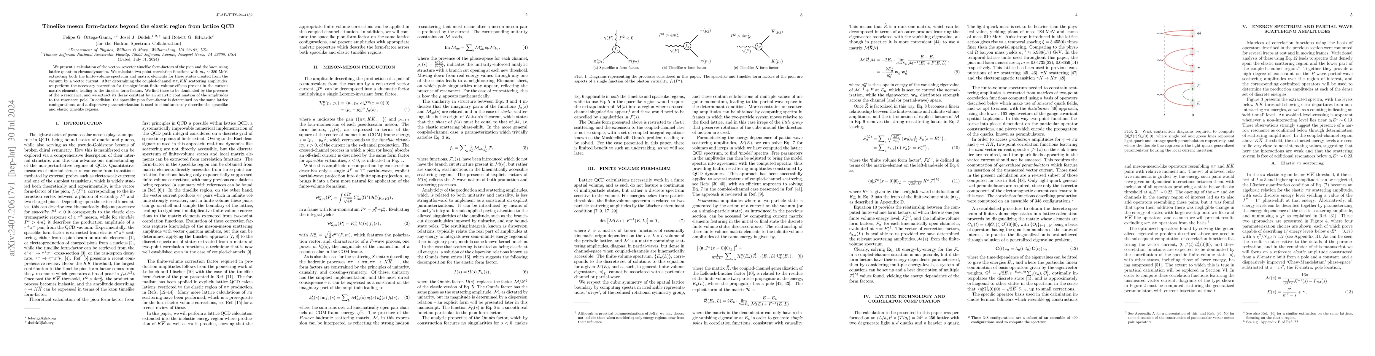 Thumbnail for Timelike meson form-factors beyond the elastic region from lattice QCD