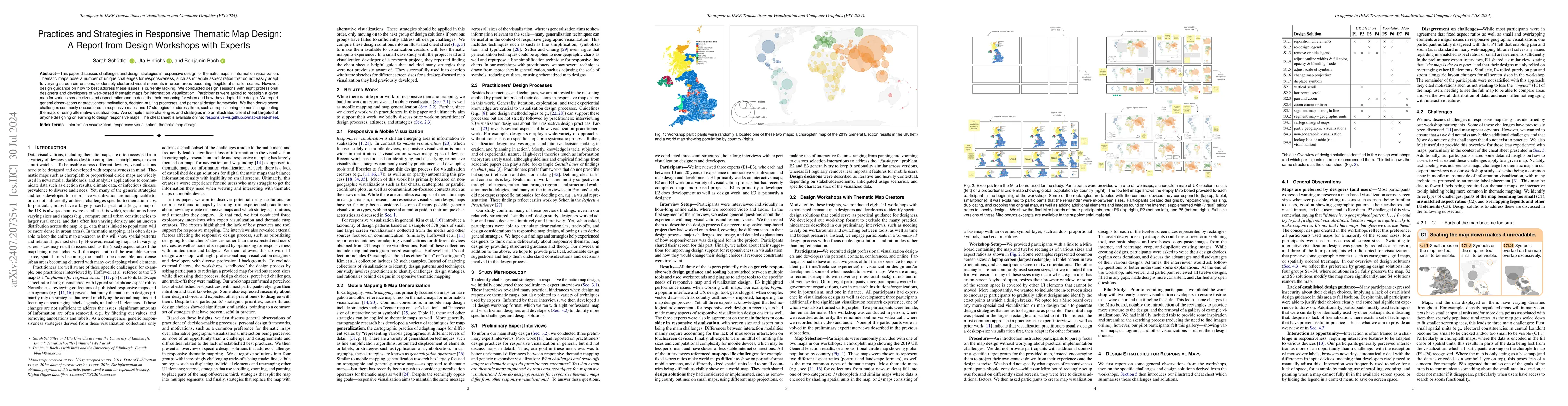 Thumbnail for Practices and Strategies in Responsive Thematic Map Design: A Report
  from Design Workshops with Experts
