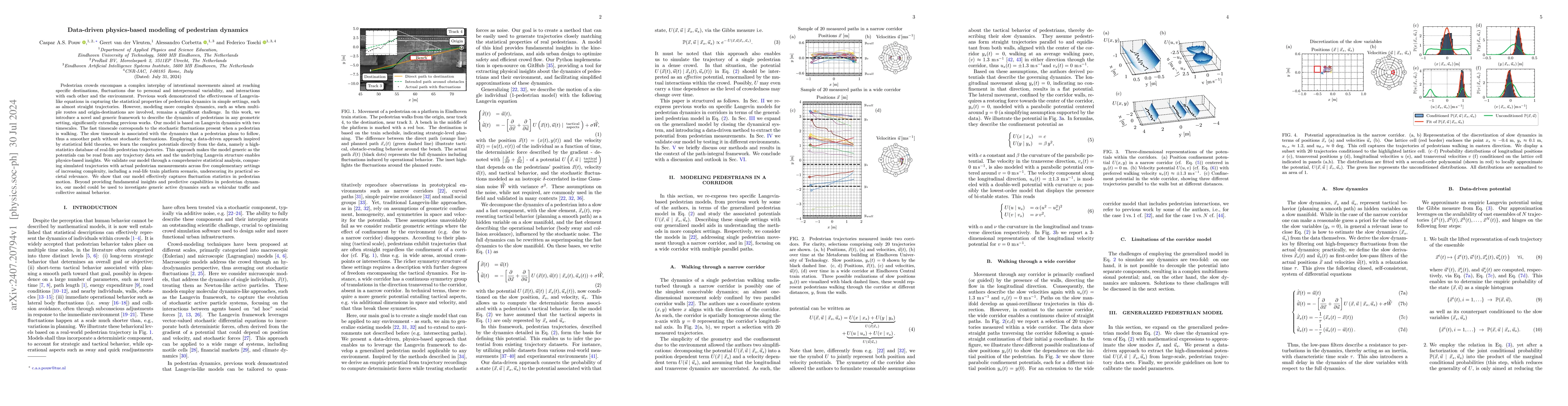 Thumbnail for Data-driven physics-based modeling of pedestrian dynamics