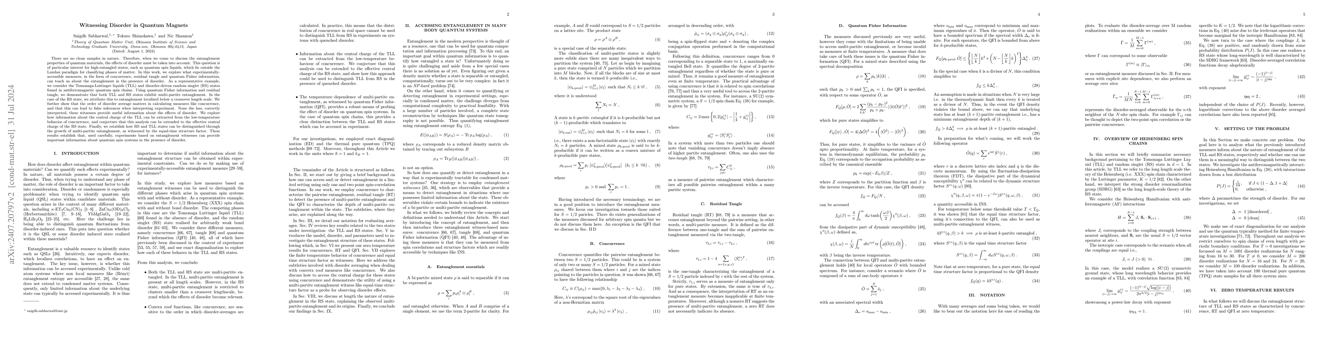 Thumbnail for Witnessing Disorder in Quantum Magnets