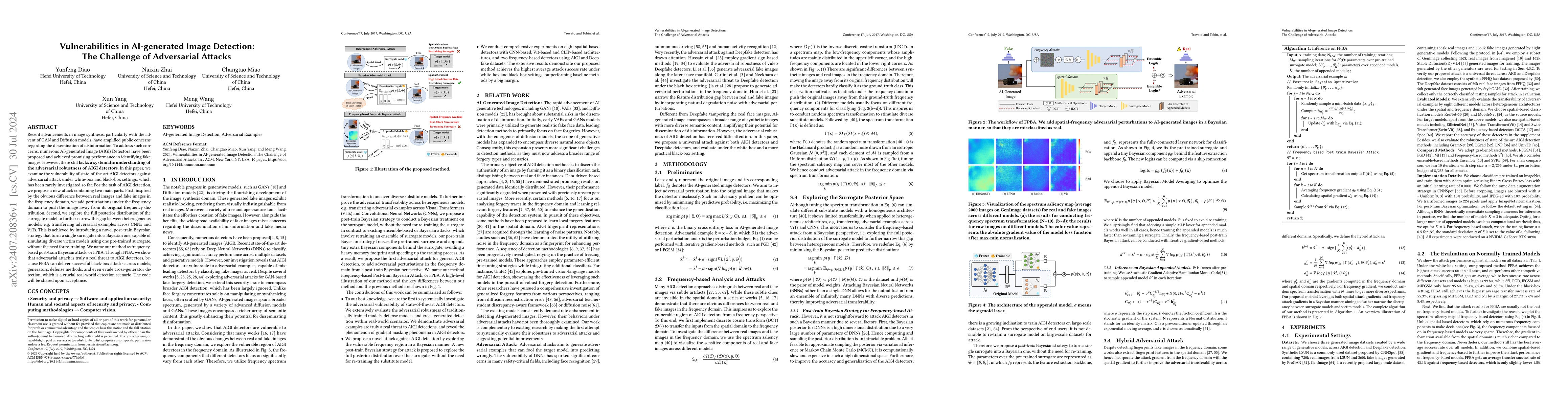 Thumbnail for Vulnerabilities in AI-generated Image Detection: The Challenge of
  Adversarial Attacks