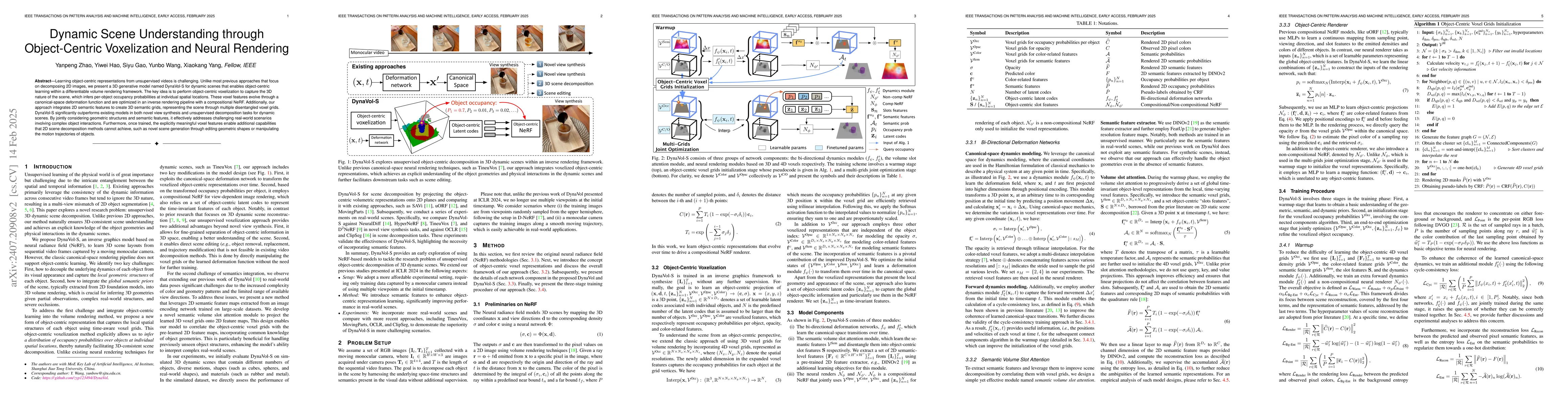 Thumbnail for Dynamic Scene Understanding through Object-Centric Voxelization and
  Neural Rendering