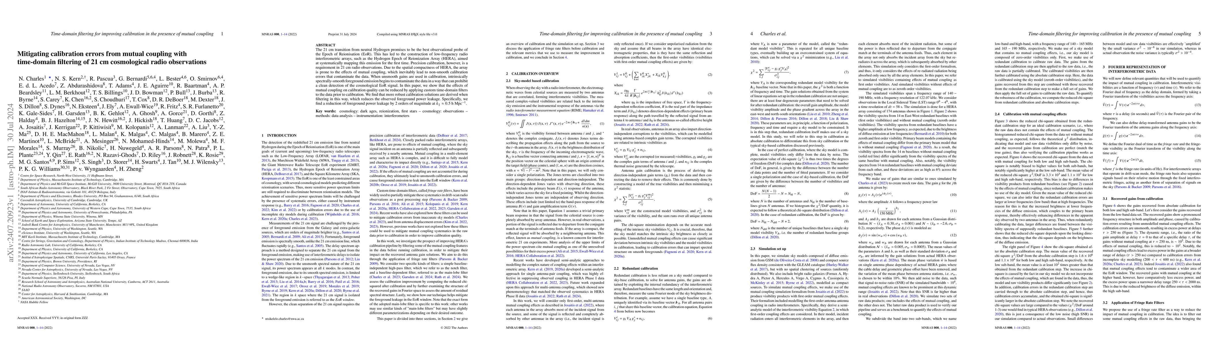 Thumbnail for Mitigating calibration errors from mutual coupling with time-domain
  filtering of 21 cm cosmological radio observations