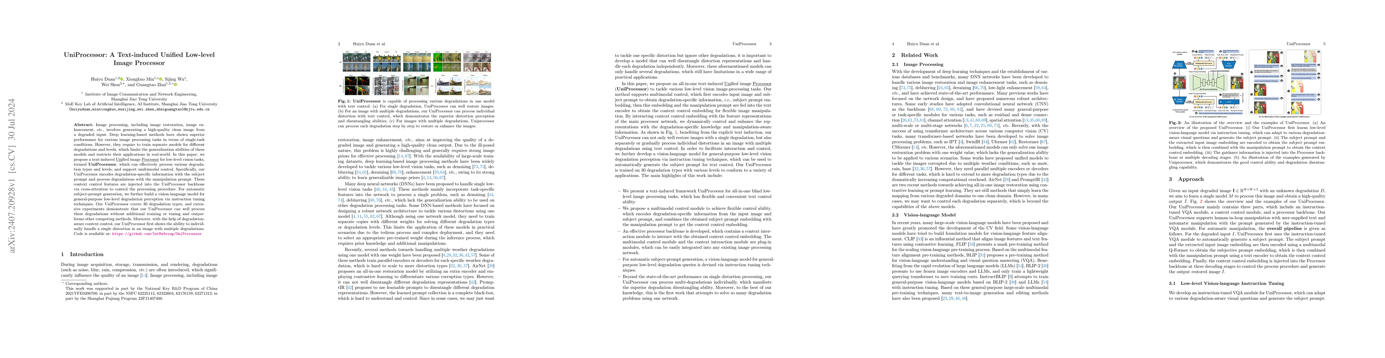Thumbnail for UniProcessor: A Text-induced Unified Low-level Image Processor