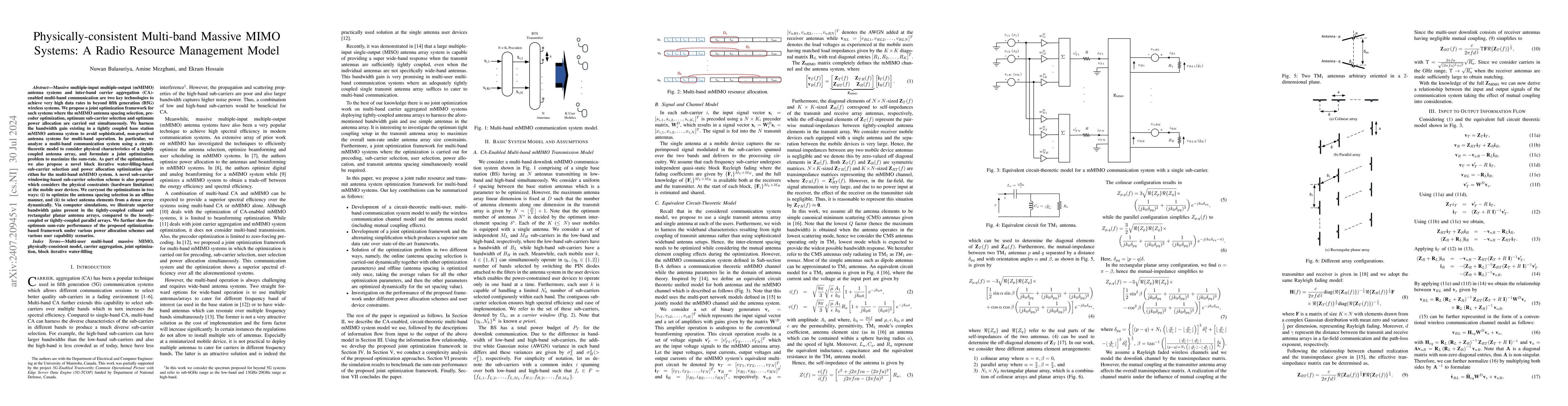 Thumbnail for Physically-consistent Multi-band Massive MIMO Systems: A Radio Resource
  Management Model
