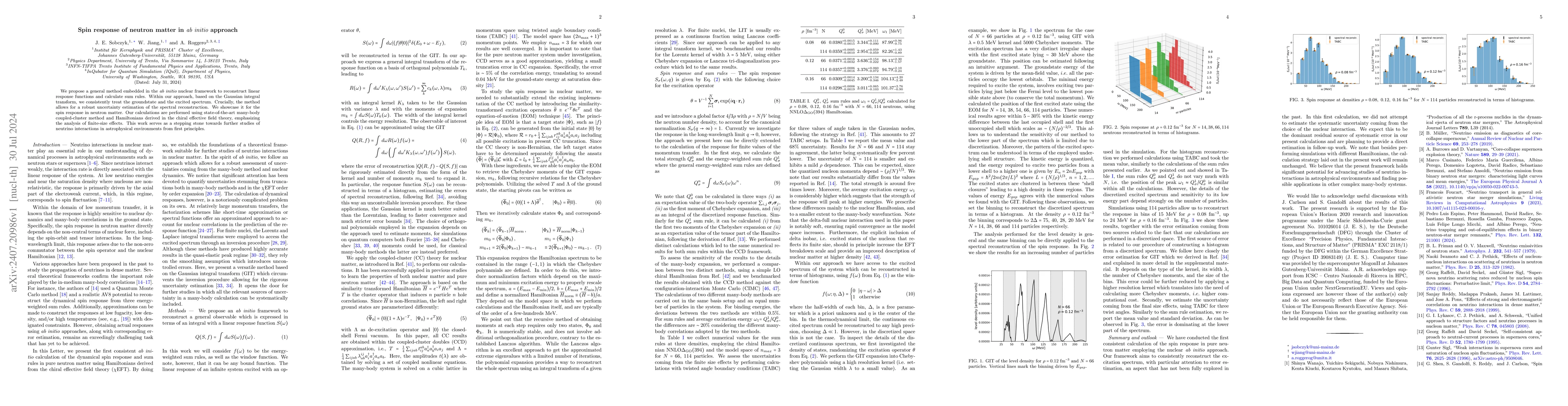 Thumbnail for Spin response of neutron matter in ab initio approach