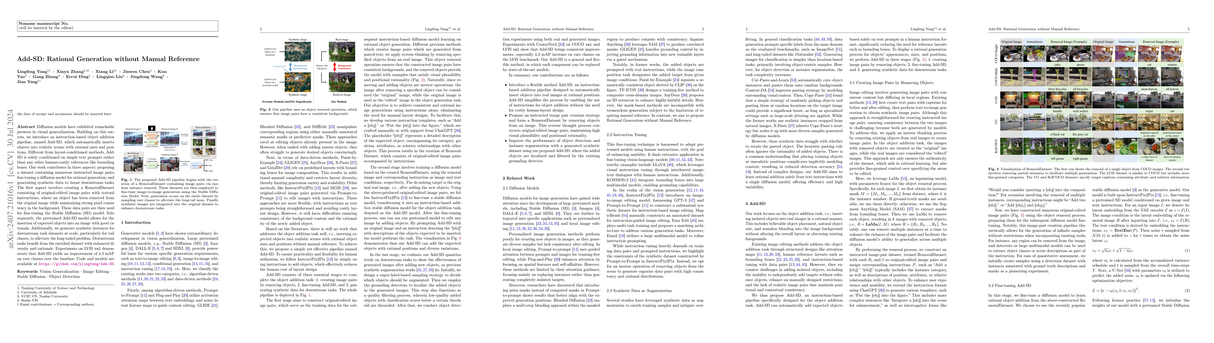 Thumbnail for Add-SD: Rational Generation without Manual Reference