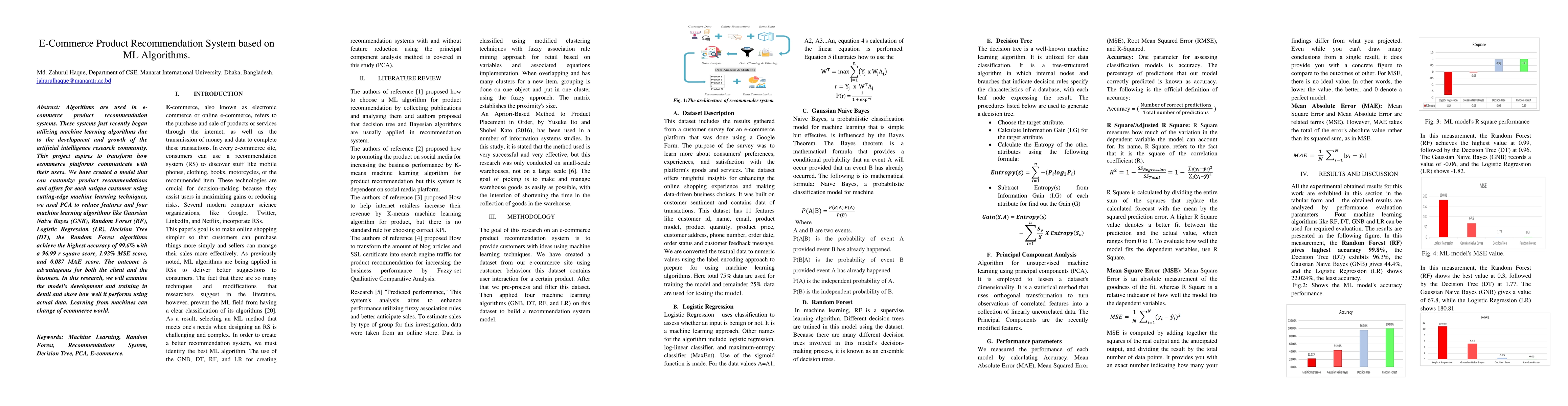 Thumbnail for E-Commerce Product Recommendation System based on ML Algorithms