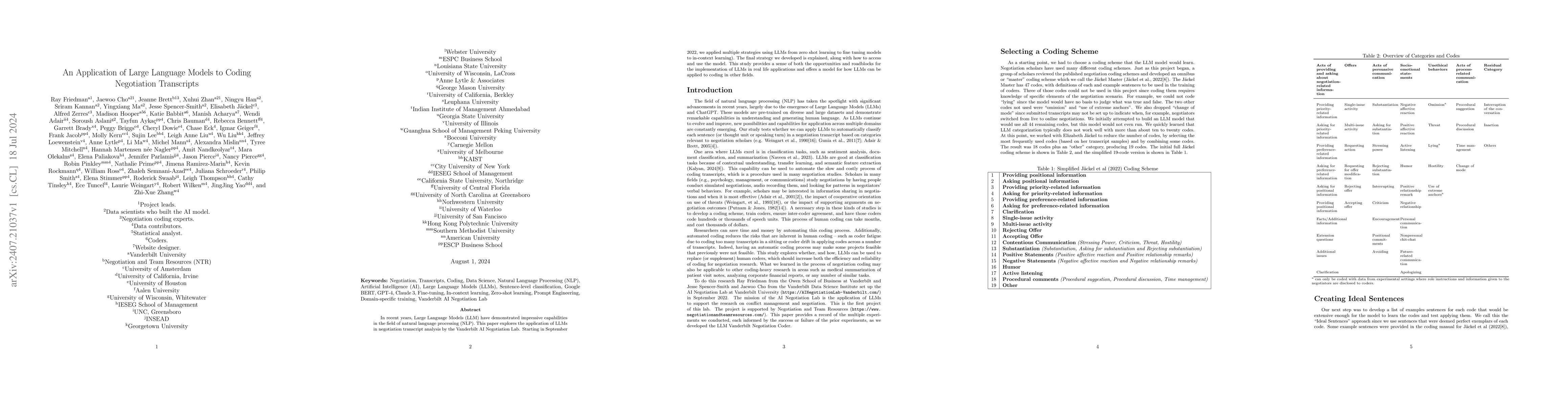 Thumbnail for An Application of Large Language Models to Coding Negotiation
  Transcripts