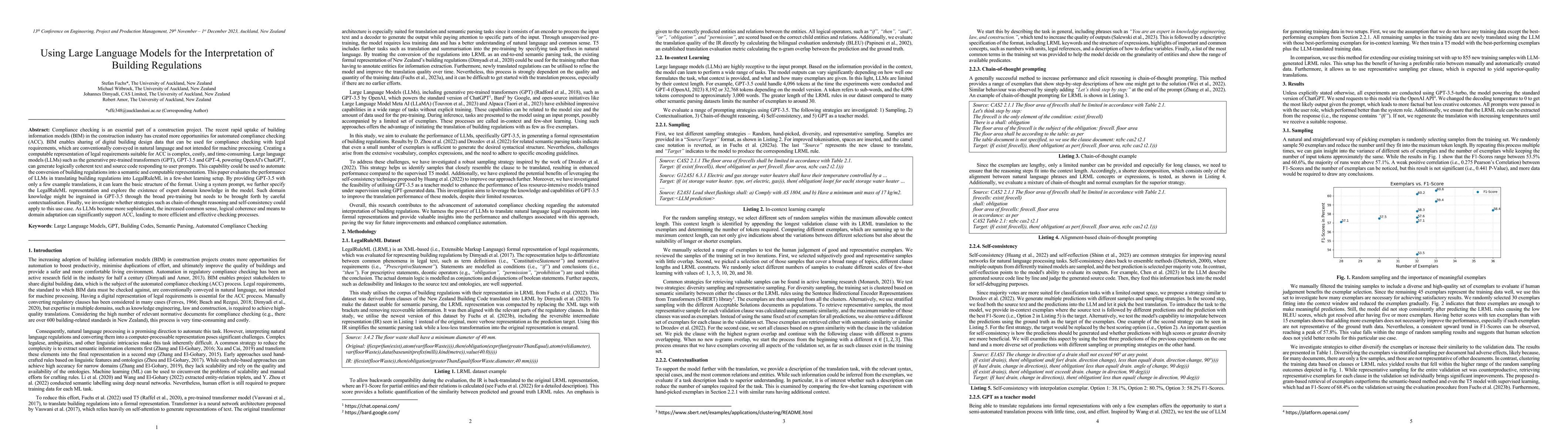 Thumbnail for Using Large Language Models for the Interpretation of Building
  Regulations