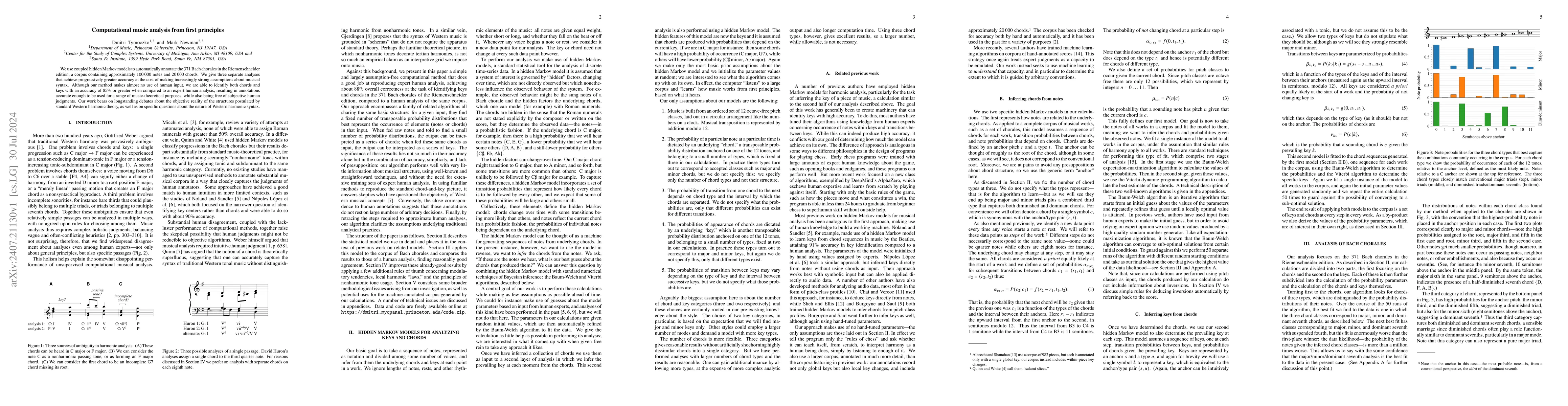 Thumbnail for Computational music analysis from first principles