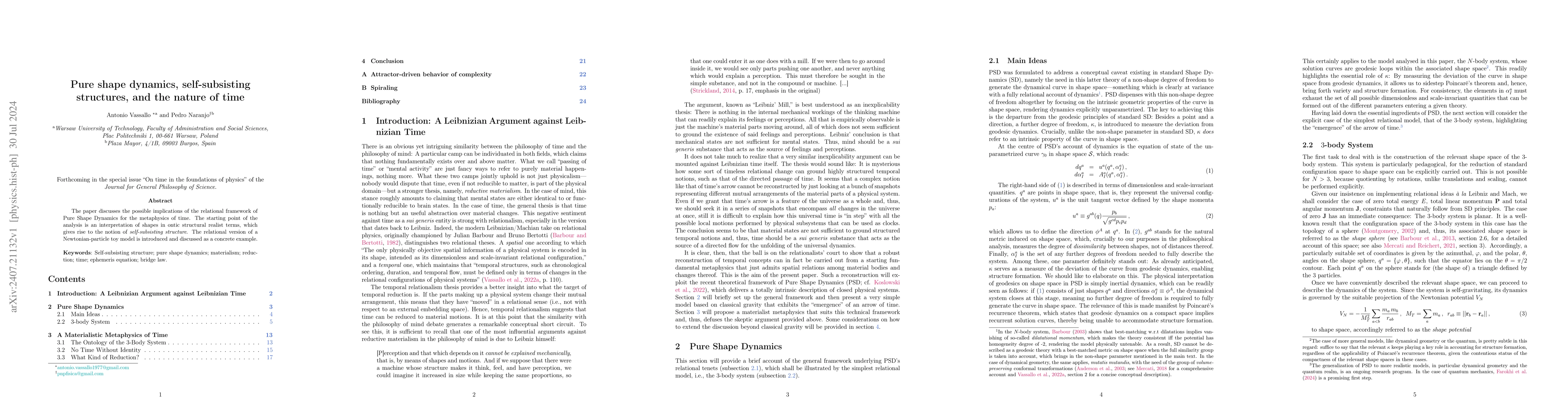 Thumbnail for Pure shape dynamics, self-subsisting structures, and the nature of time