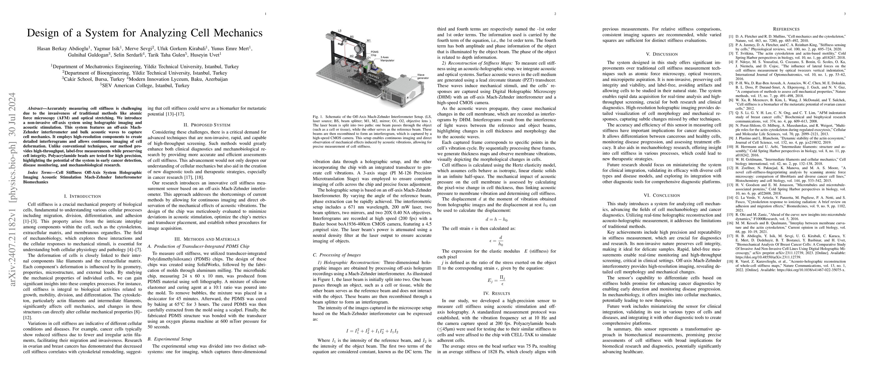 Thumbnail for Design of a System for Analyzing Cell Mechanics