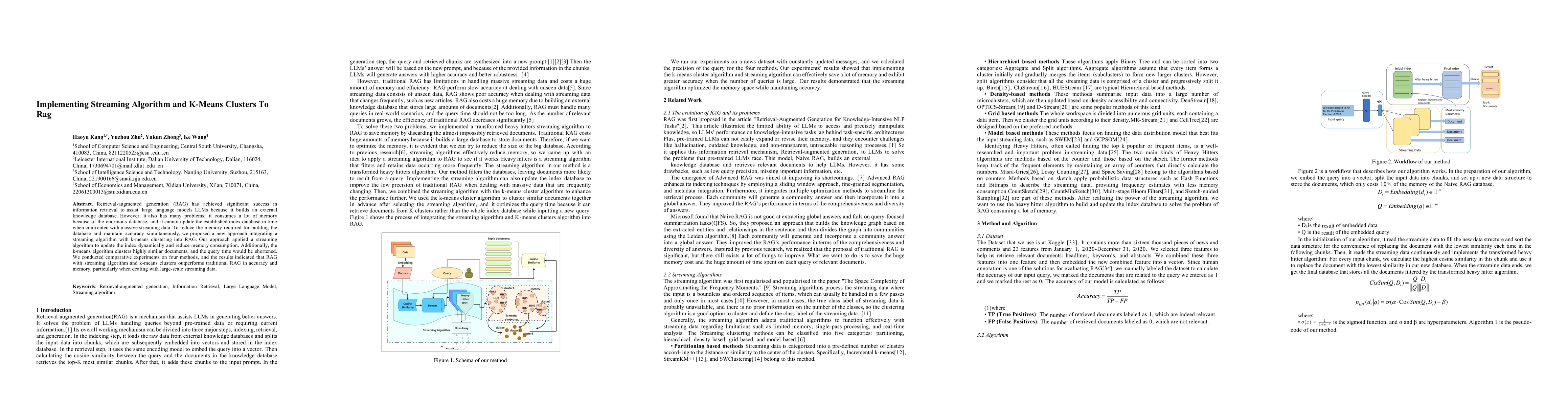 Thumbnail for Implementing Streaming algorithm and k-means clusters to RAG