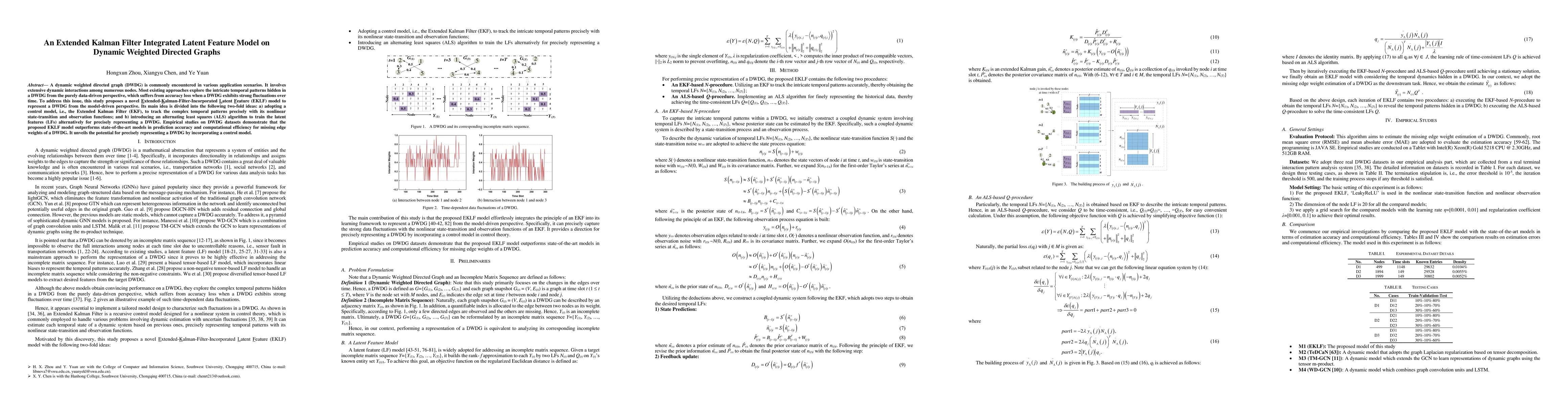 Thumbnail for An Extended Kalman Filter Integrated Latent Feature Model on Dynamic
  Weighted Directed Graphs