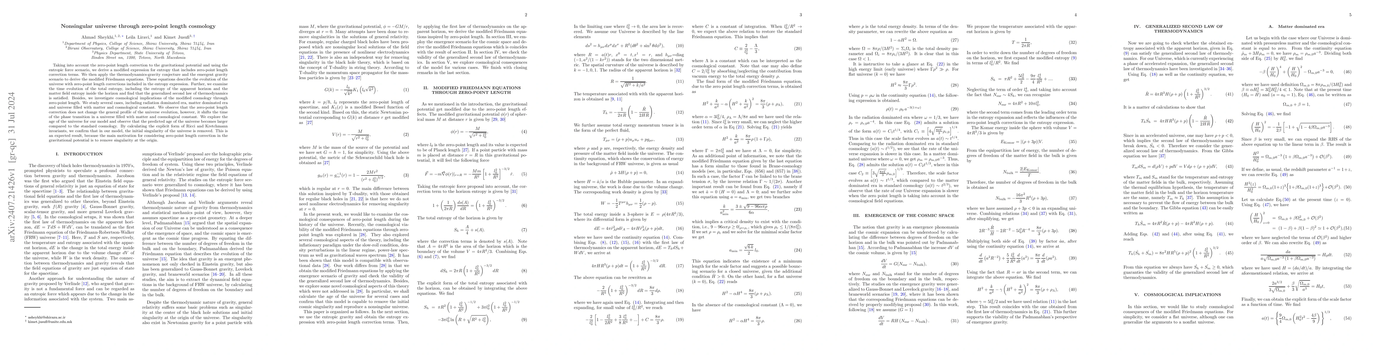 Thumbnail for Nonsingular universe through zero-point length cosmology