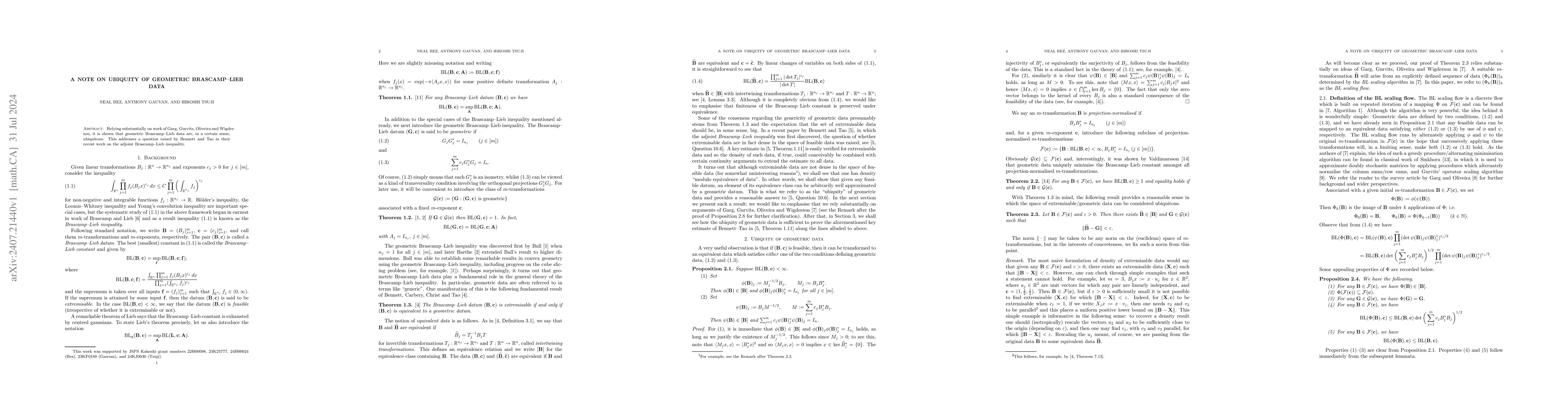 Thumbnail for A note on ubiquity of geometric Brascamp-Lieb data