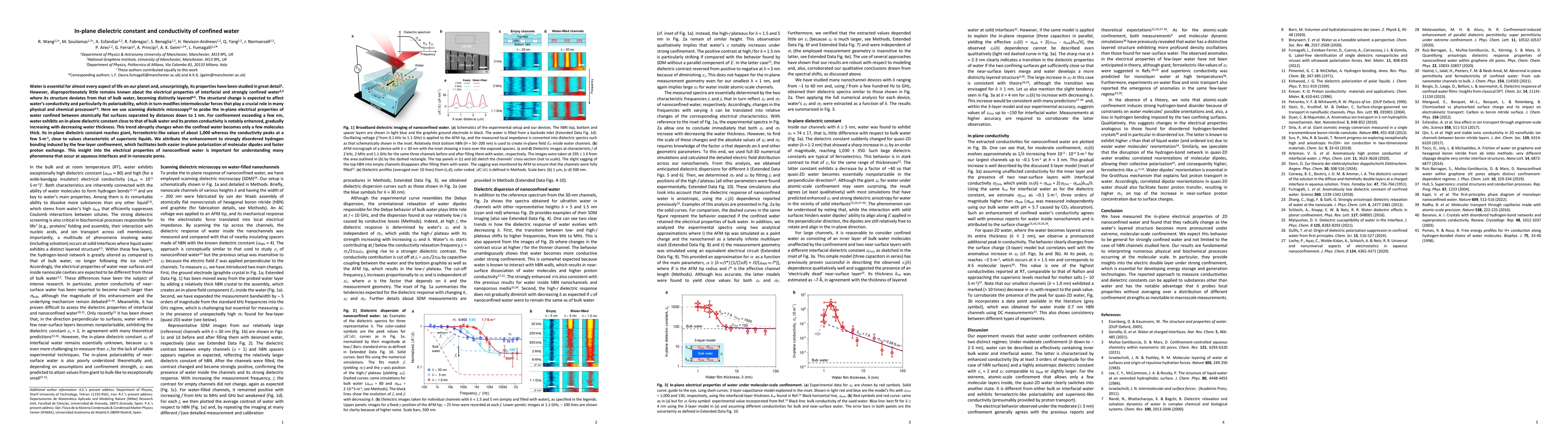 Thumbnail for In-plane dielectric constant and conductivity of confined water