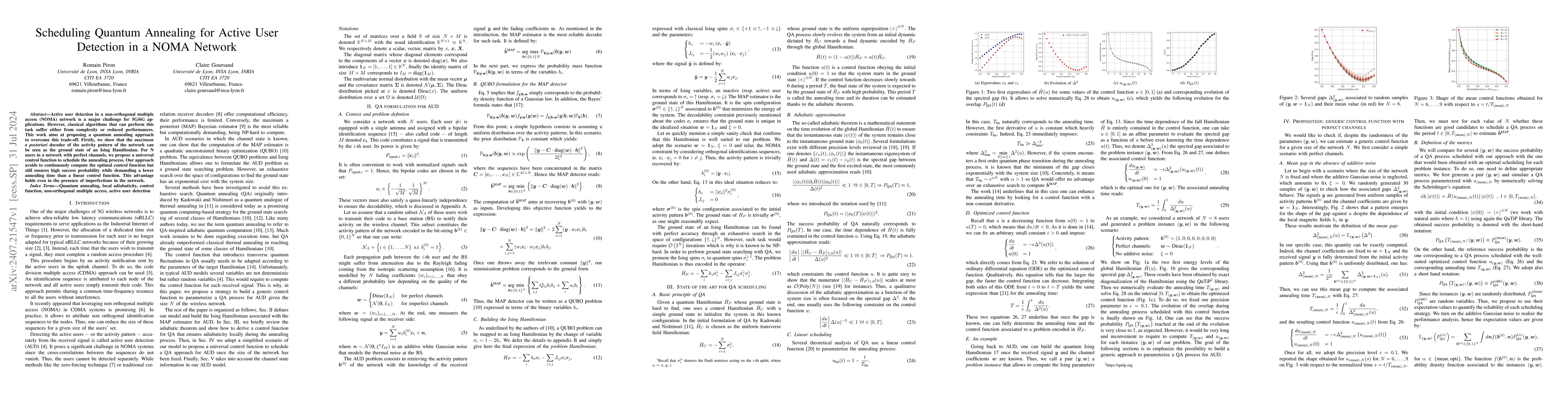 Thumbnail for Scheduling Quantum Annealing for Active User Detection in a NOMA Network
